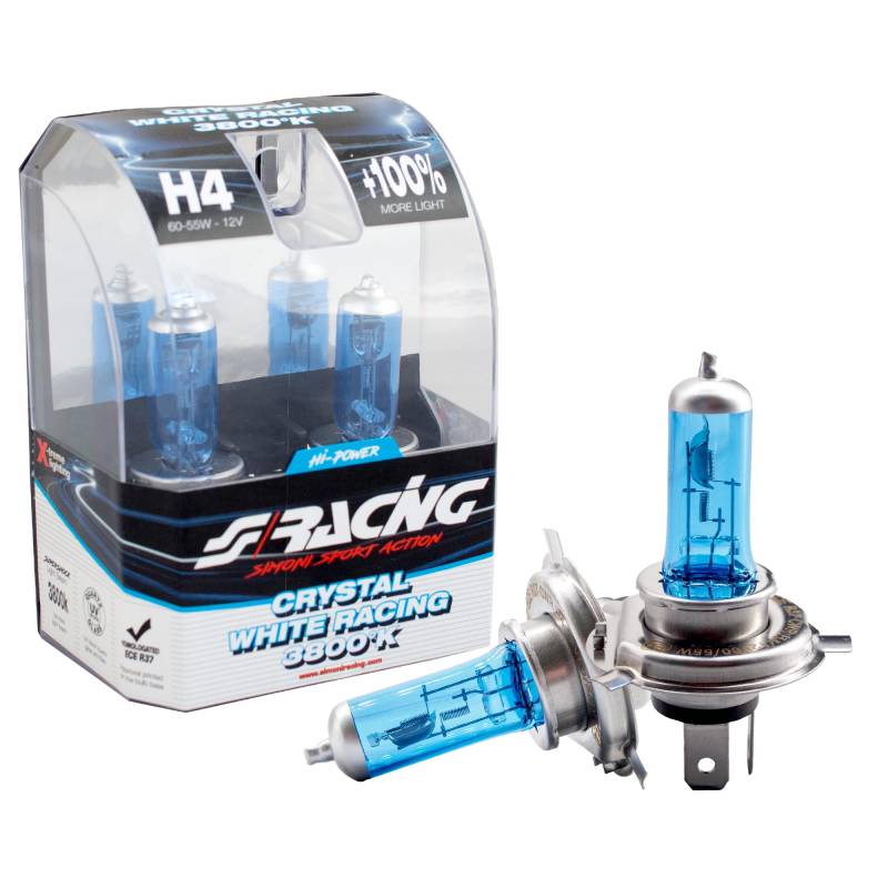 Simoni Racing CWR/H4 Halogen Bulb, Ice White Light von Simoni Racing