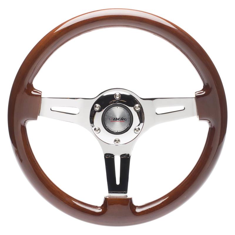 Simoni Racing DIJ350/W Dijon Universal Steering Wheel, Wood, von Simoni Racing