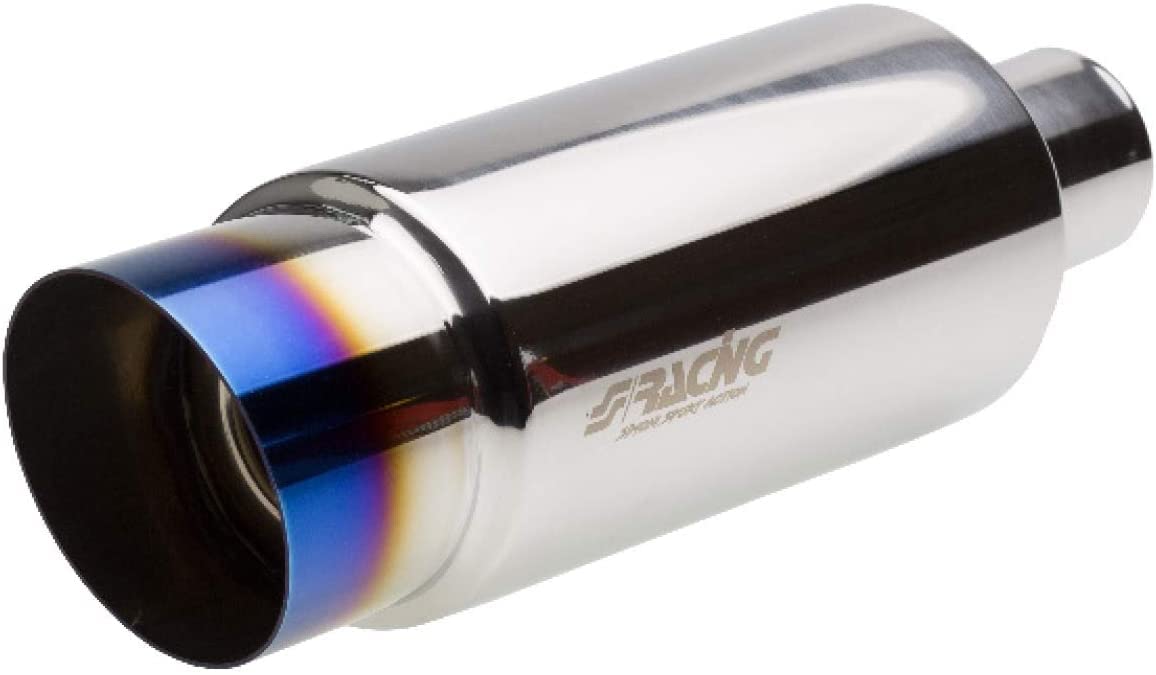 Simoni Racing ESR086/B Universal Sport Schalldämpfer Small Fire Shot Titanium von Simoni Racing