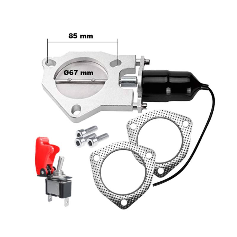 Simoni Racing Universal Auspuff Regelventil-System 1 - mit Schalter von Simoni Racing