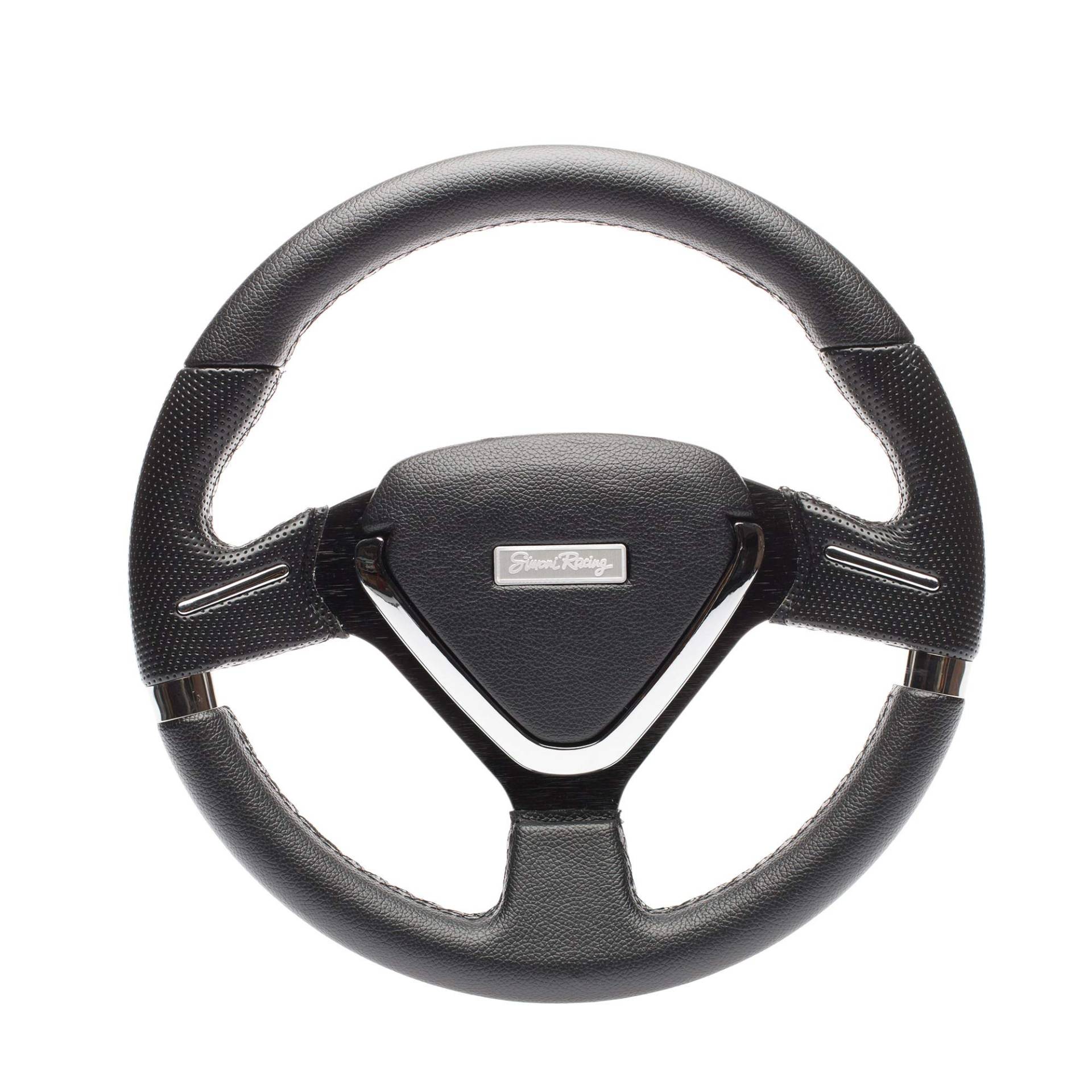 Simoni Racing MONT33/P Montecarlo 32 Universal Steering Wheel, Schwarz von Simoni Racing