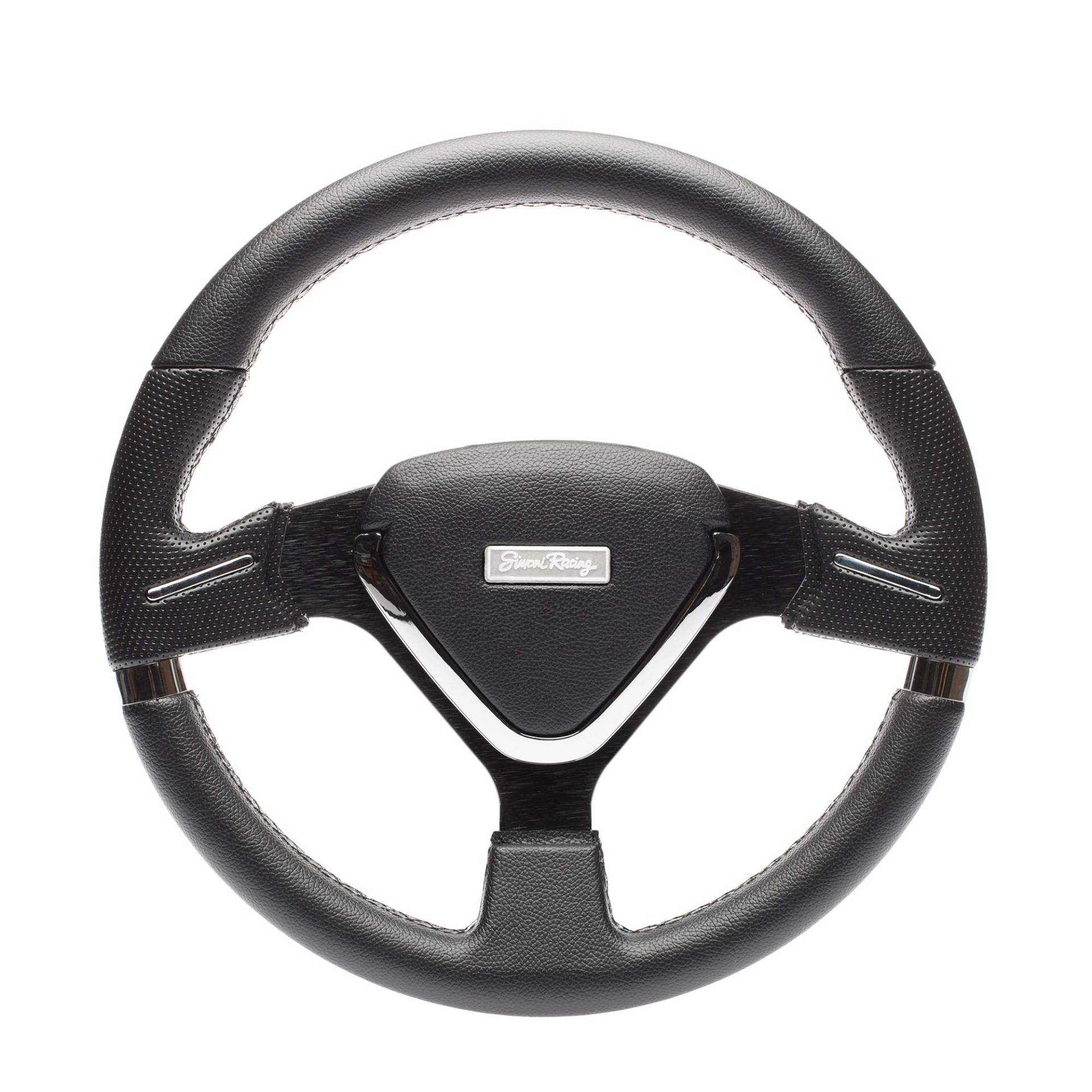 Simoni Racing MONT35/P Montecarlo 35 Universal Steering Wheel, Schwarz von Simoni Racing