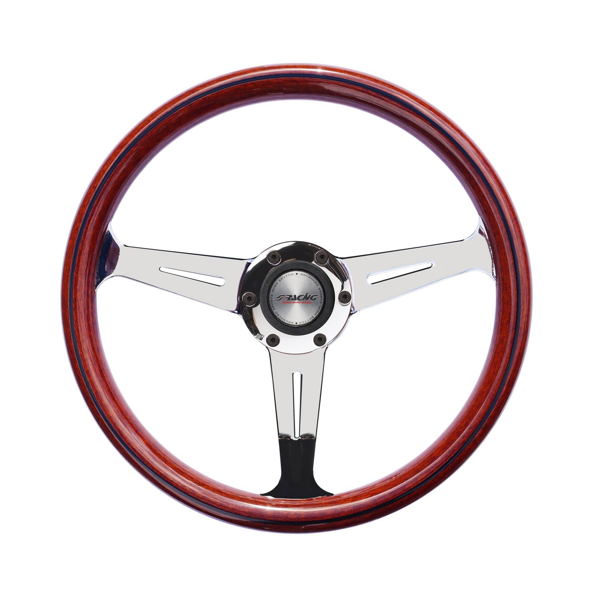 Simoni Racing Universal Lenkrad Resia - Holz - Durchmesser 350mm - Nardi-Typ Halterung von Simoni Racing