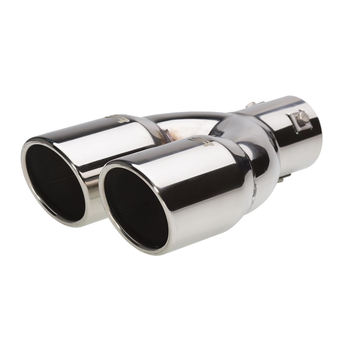 Simoni Racing TRX/18 Exhaust Tip Double Rounded, Inox von Simoni Racing