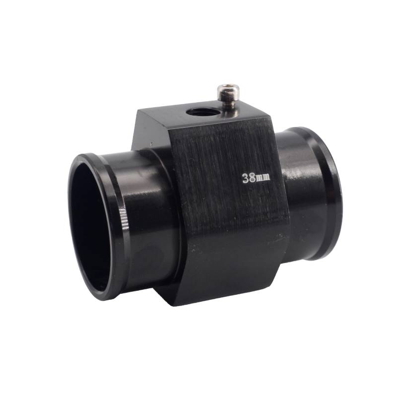 Simoni Racing Wassertemperatursensor-Fitting - Schwarz eloxiertes Aluminium - Ø38mm von Simoni Racing