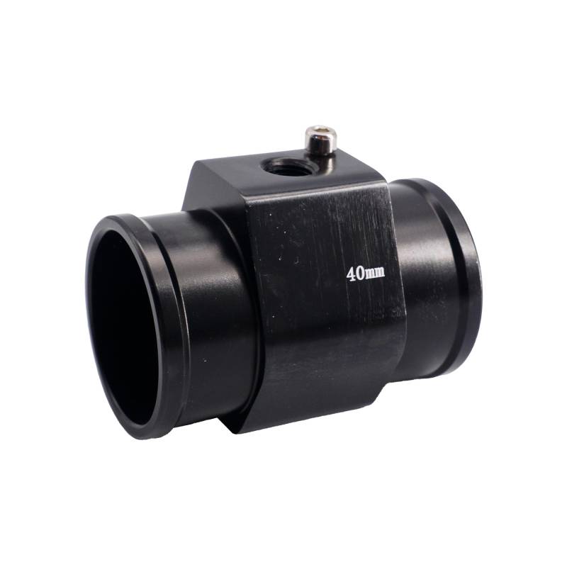 Simoni Racing Wassertemperatursensor-Fitting - Schwarz eloxiertes Aluminium - Ø40mm von Simoni Racing