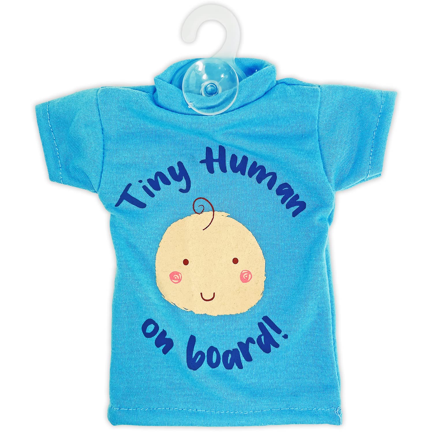 Simply BOBS01 Unisex Baby On Board T-Shirt Schild – Blau von Simply