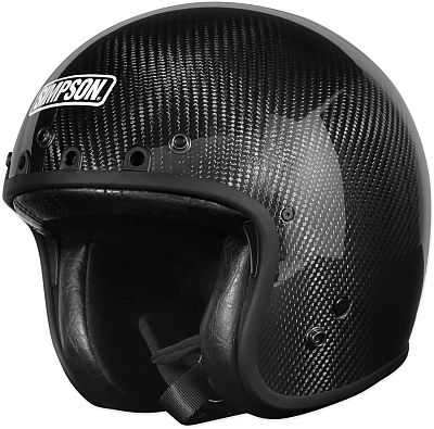 Simpson Chopper Carbon, Jethelm - Schwarz - XL von Simpson