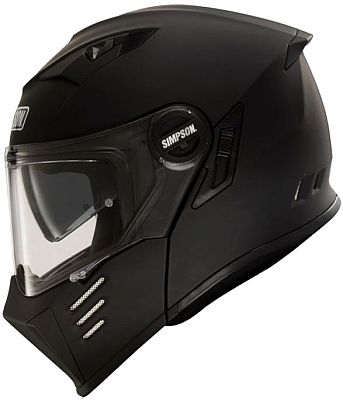 Simpson Darksome Solid, Klapphelm - Matt-Schwarz - S von Simpson