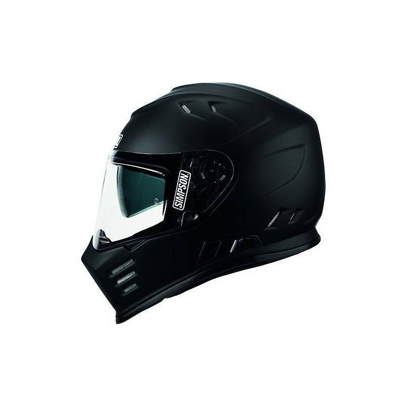 Simpson Helm Venom Matt Black (MS) Größe (Kopfumfang in cm): XS von Simpson