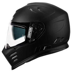 Simpson Venom (ECE 22.06) Integralhelm Matt Schwarz von Simpson