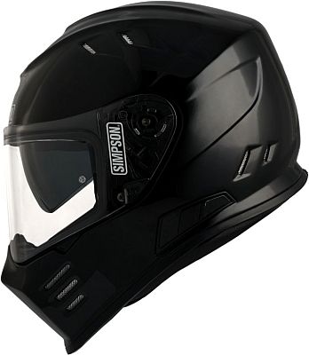 Simpson Venom Solid, Integralhelm - Schwarz - L von Simpson