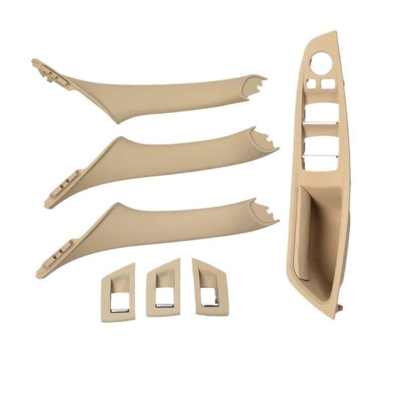 Auto Innengriff Verkleidung Beige Schwarz Braun Oyster Auto Innentür Armlehne Innen Zuggriff Set Für 5er Für F10 F11 523i 525i 528i 530i von SinSed