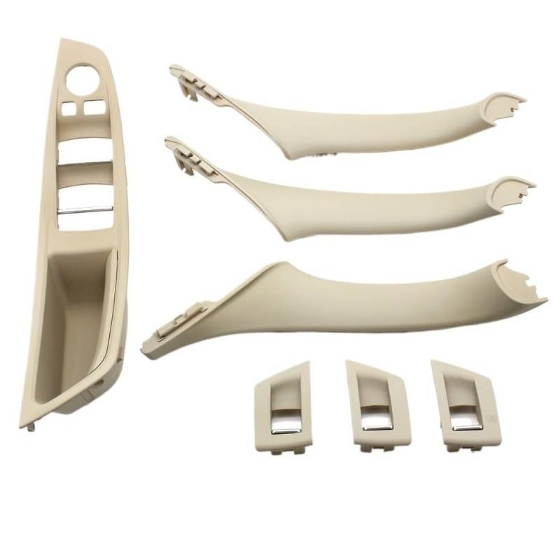 Auto Innengriff Verkleidung Beige Schwarz Braun Oyster Auto Innentür Armlehne Innen Zuggriff Set Für 5er Für F10 F11 523i 525i 528i 530i von SinSed