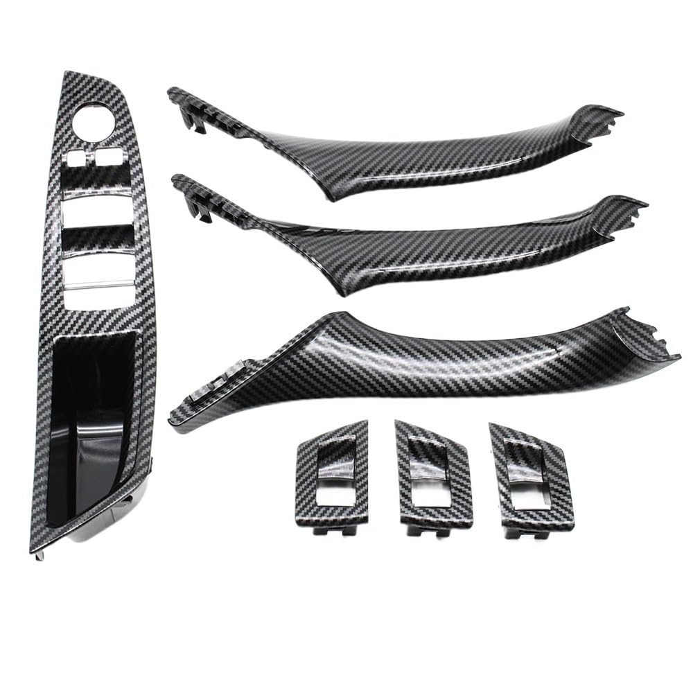 Auto Innengriff Verkleidung LHD Auto Innentür Griff Ziehen 7PCS Set Für 5 Serie Für F10 F18 523 525 528 Auto zubehör von SinSed