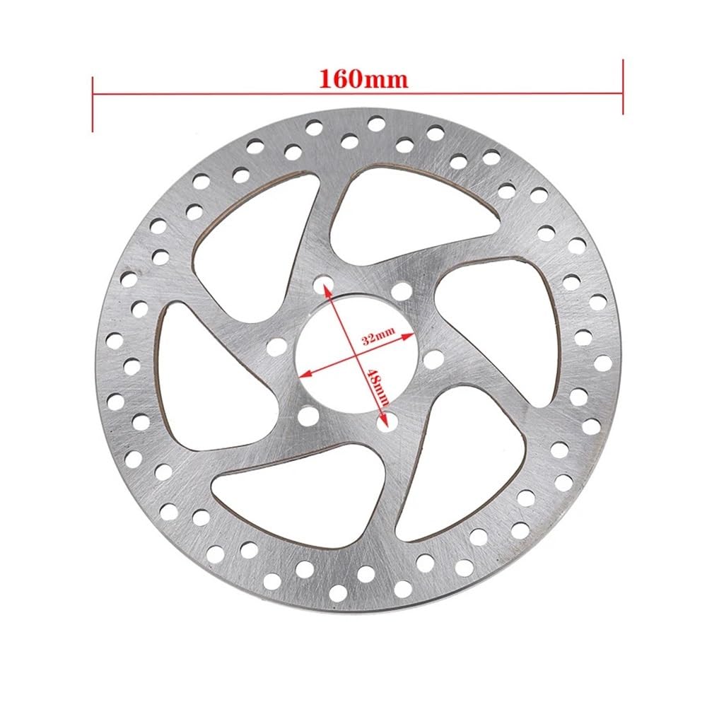 Bremsscheibe Rotor Motorrad 127mm 160mm 180mm Bremsscheibe Edelstahl Für MTB Bike Scooter Berg Für Rennrad Fahrrad Zubehör von SinSed