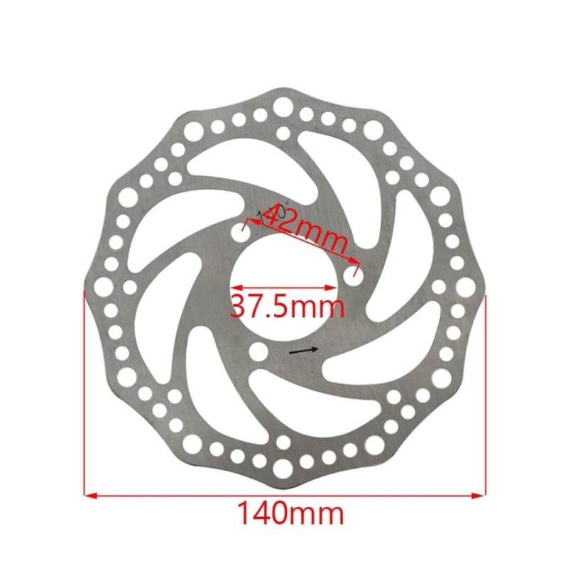 Bremsscheibe Rotor Motorrad 140mm Scheibenbremse Scheibenbremse 3 Löcher Oder 6 Löcher Scheibenbremse Gerät Bremse Scheibenbremse Zubehör von SinSed