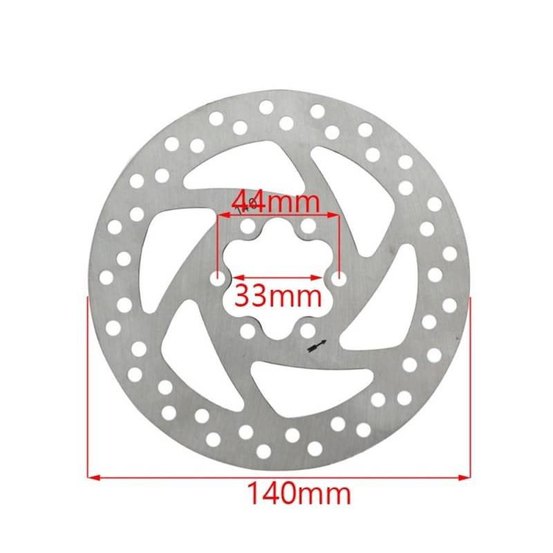 Bremsscheibe Rotor Motorrad 140mm Scheibenbremse Scheibenbremse 3 Löcher Oder 6 Löcher Scheibenbremse Gerät Bremse Scheibenbremse Zubehör von SinSed