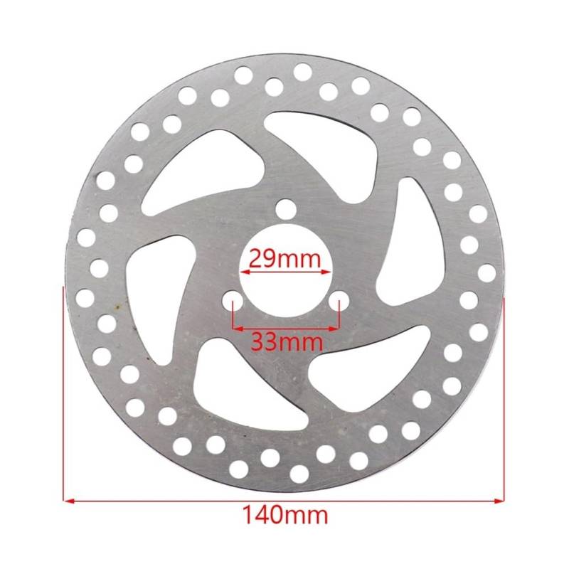 Bremsscheibe Rotor Motorrad 140mm Scheibenbremse Scheibenbremse 3 Löcher Oder 6 Löcher Scheibenbremse Gerät Bremse Scheibenbremse Zubehör von SinSed