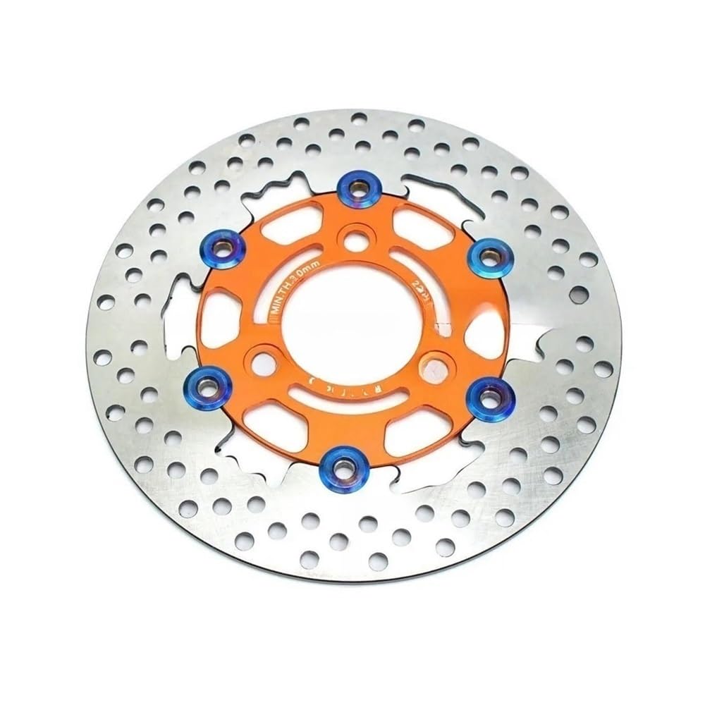 Bremsscheibe Rotor Motorrad 220mm Bremssattel Disc Rotor Disk Schwimmende 3 Loch Pitching 70 Universal Für Street Bike Pedal Bike Pitbike Für Yahama von SinSed