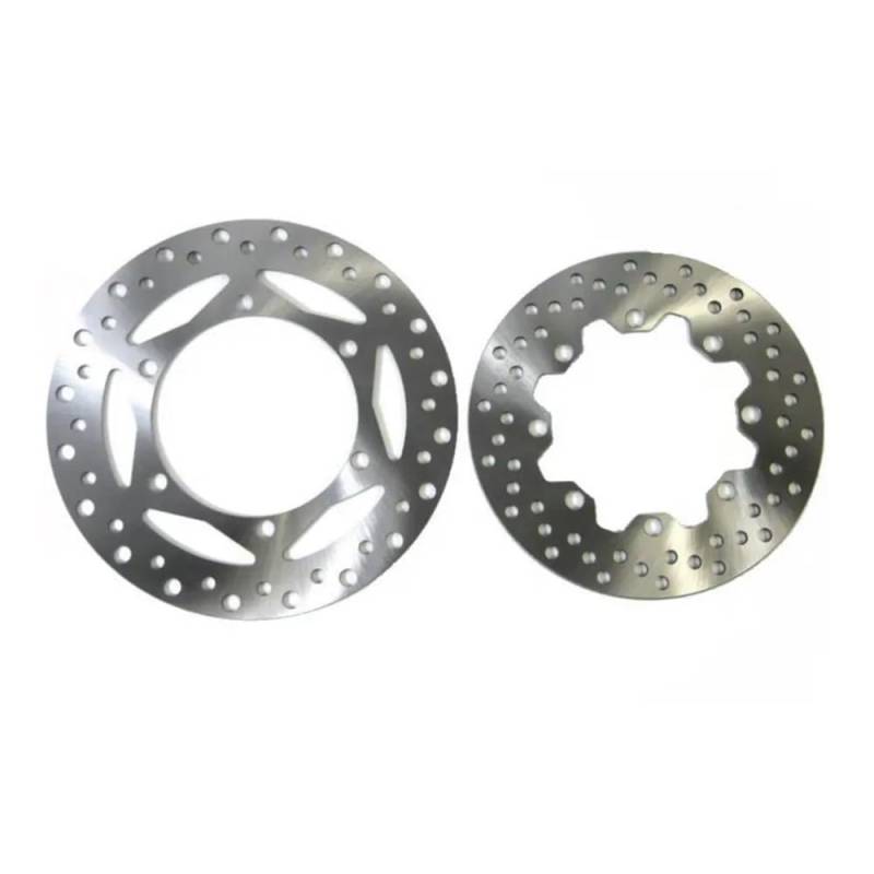 Bremsscheibe Rotor Motorrad KL 250 Motorrad Scheibenbremse Set Vorne Hinten Bremsscheibe Rotor Für K&awasaki KL250 KLX250 Für Super Sherpa Stockman Kmx125 KMX 125 von SinSed