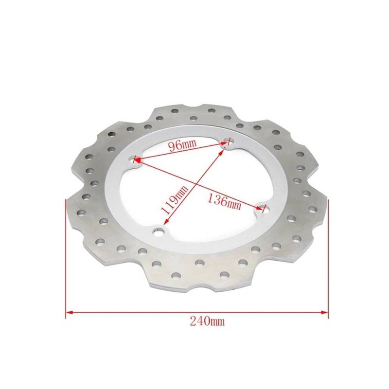 Bremsscheibe Rotor Motorrad Motorrad Vorne Hinten Bremsscheibe Für CB500F CB500FA CB500X CB650F CB650FA CBR500R CBR500RA CBR650F CBR650FA von SinSed