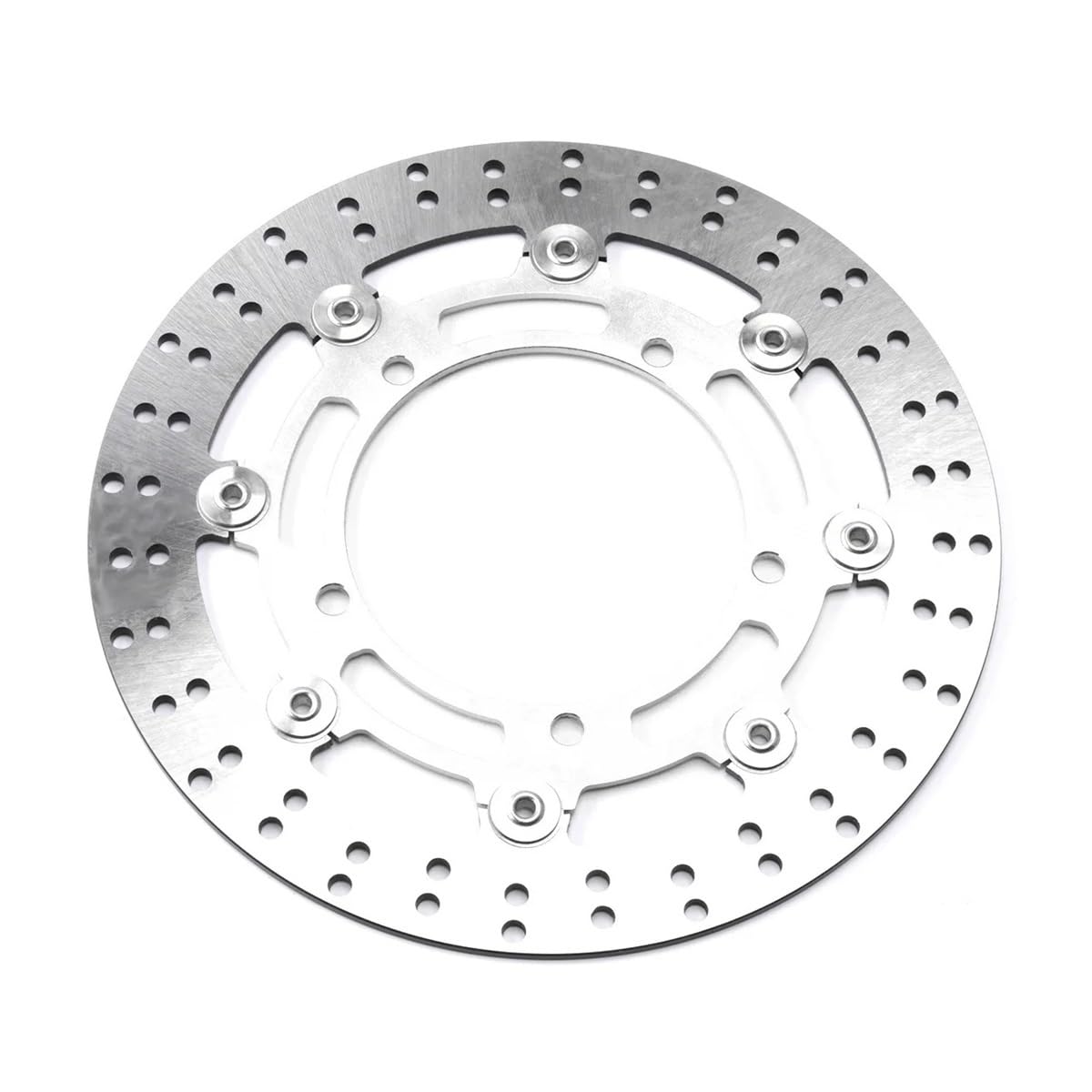 Bremsscheibe Rotor Motorrad Universelle Schwimmende Bremsscheiben Aus Aluminiumlegierung, Außendurchmesser 267 Mm, Bremsscheiben Mit Schneller Kühlung, Bremsbeläge Für von SinSed