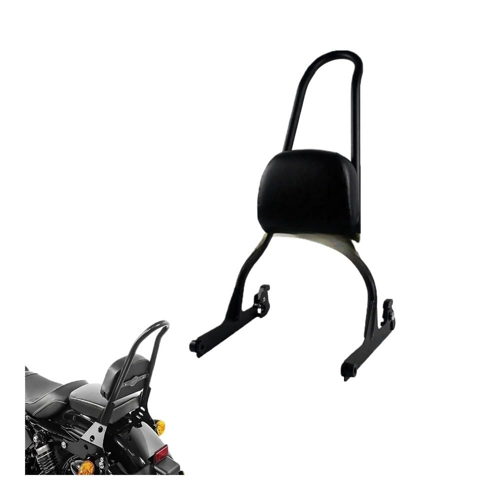 Gepäckträger Rückenlehnenpolster Hinten Sissy Bar Passagier Rückenlehne Kissen Pad Für H&Arley Für Softail FLSTF Für Fat Boy FLSTFB Für Fat Boy Lo Für Special FXSTC von SinSed