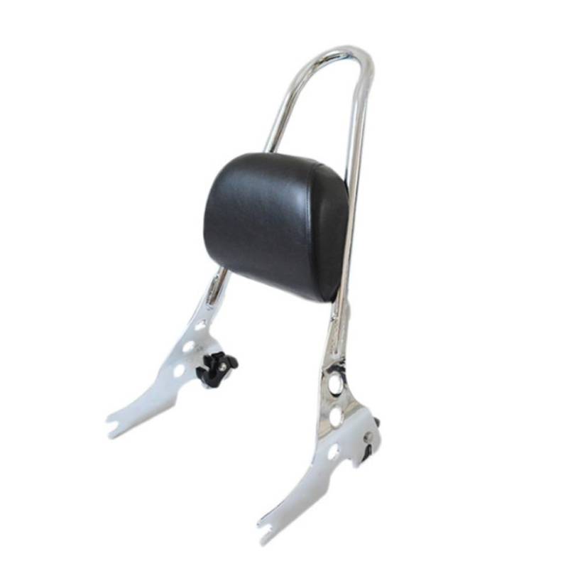 Gepäckträger Rückenlehnenpolster Motorrad Gepäckträger Sissy Bar Hinten Passagier Rückenlehne Kissen Pad Gepäckträger Rückenlehne Für XL883 XL1200 X48 von SinSed