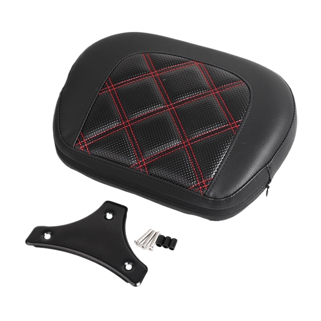 Gepäckträger Rückenlehnenpolster Motorrad Passagier Sissy Bar Rückenlehne Pad Motorrad Halterung Für H&Arley Für Touring Für Road King FLHX Electra Glide FLHT von SinSed