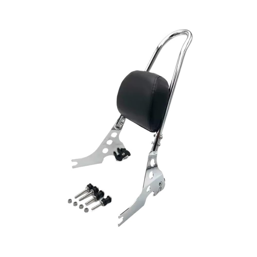 Gepäckträger Rückenlehnenpolster Motorrad Zubehör Abnehmbare Hinten Passagier Rückenlehne Sissy Bar Sitzkissen Für H&Arley Für Sportster XL RH 883 1200 von SinSed