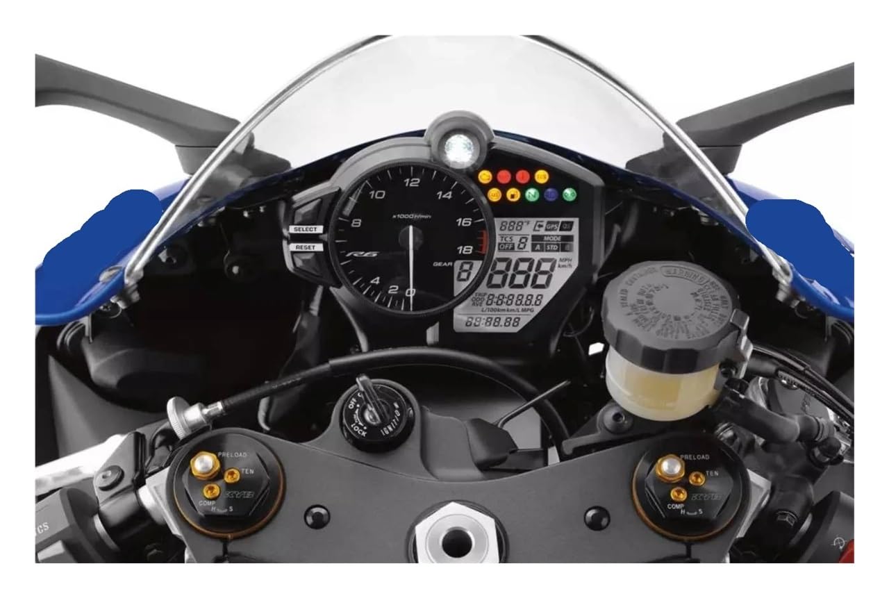 Motorrad-Bremsflüssigkeitstankdeckel Motorrad Vorne Flüssigkeit Öl Bremse Reservoir Abdeckung Socke Für Y&amaha YZF-R6 2017-2022 YZF R6 2018 2019 2020 2021 Reservoir Socken von SinSed