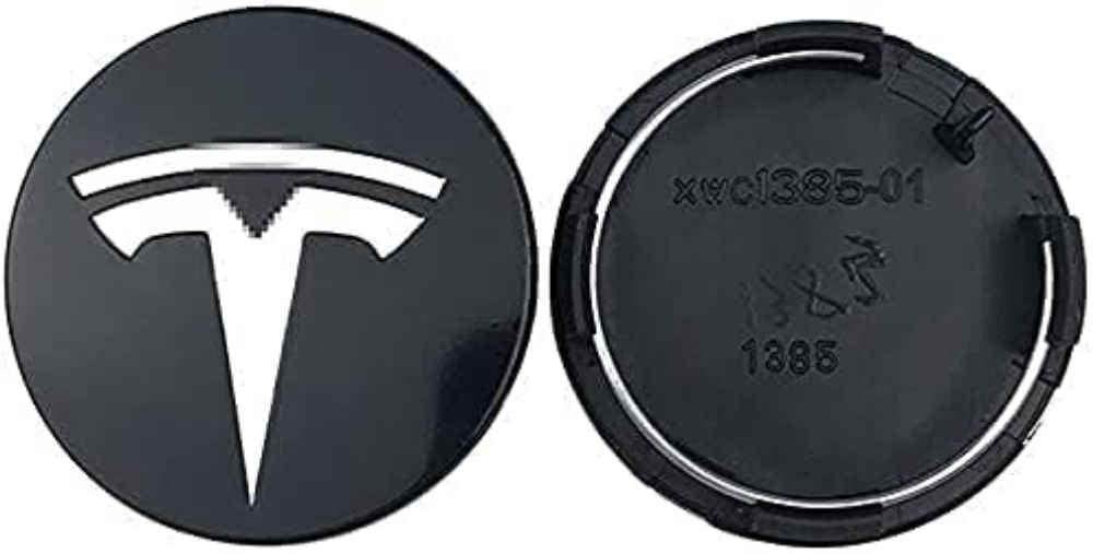 4 Stück Nabenkappen für Tesla Model 3 Model S Model X 56mm, Nabendeckel, Felgenkappen, Radnabenabdeckung, Felgendeckel,A von SinYor