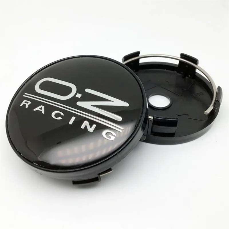 4 Stück Radnabenkappen Nabendeckel, für 62MM OZ Racing M595 Radnabenabdeckung Wasserdicht Radnabendeckel Felgendeckel Auto Zubehör,D von SinYor