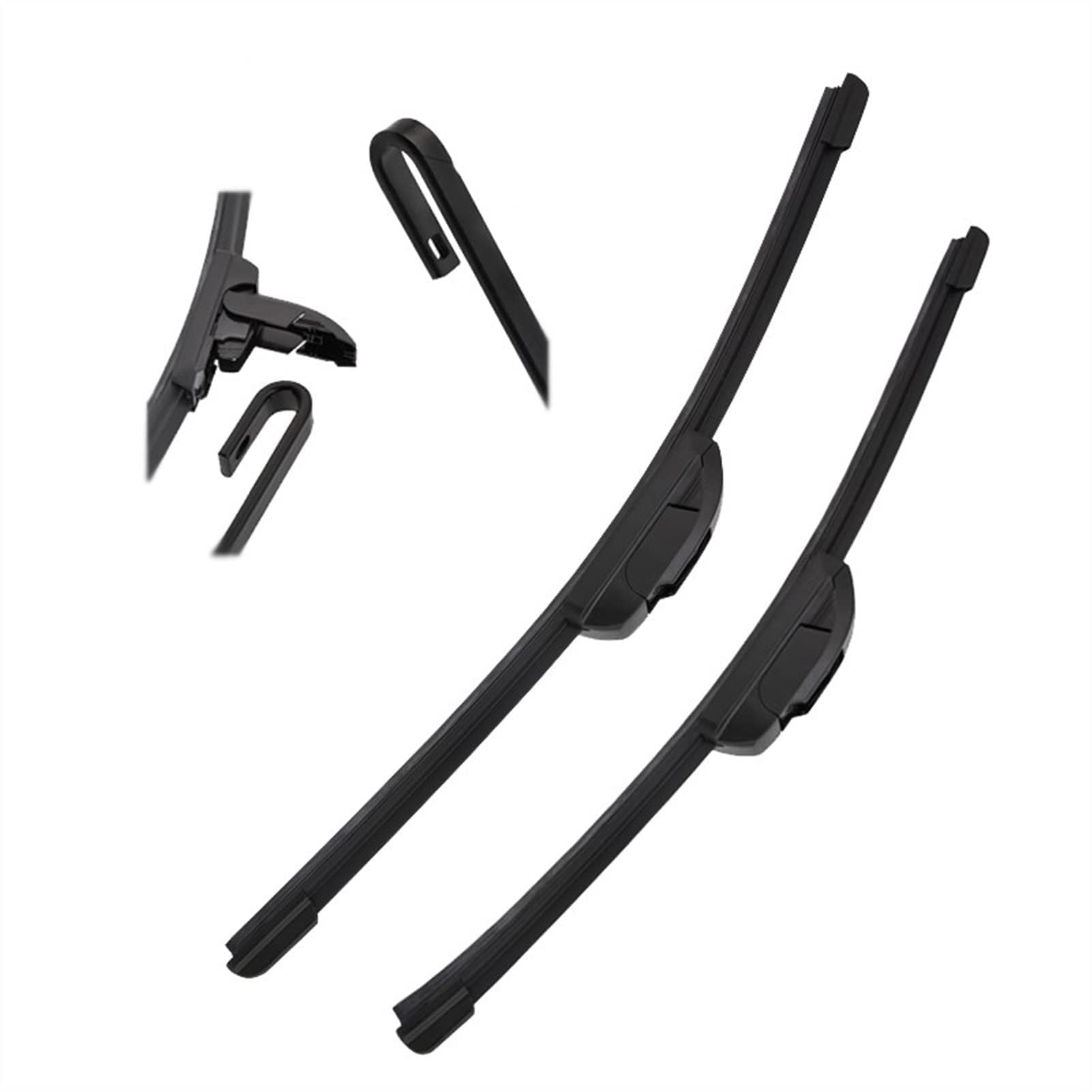 Scheibenwischer Für Nissan Für Qashqai J11 26 '' + 16 '' 2014-2021 Fit U Haken Arm Auto Wischerblatt Fenster Windschutzscheibe Scheibenwischerblatt Zubehör,Style A 26 16-Right Steering von SinYor