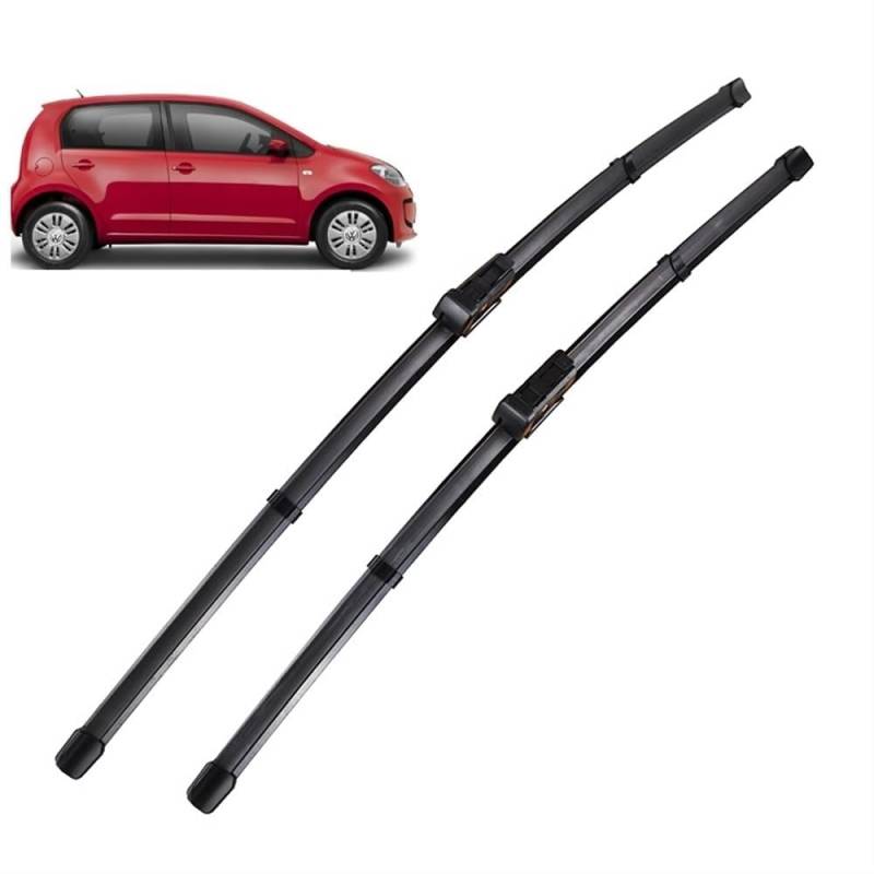 Scheibenwischer vorne links, kompatibel mit VW UP Up! Seat MII kompatibel mit Skoda Citigo 2011–2020 Windschutzscheiben-Fensterbürsten 24"16" von SinYor