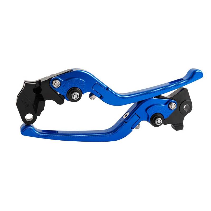 3D Motorrad Aluminium Zubehör Motorradbremsgriff Kupplungshebel für Yamaha YZF R125 2008-2011 (Blau) von Sinkees