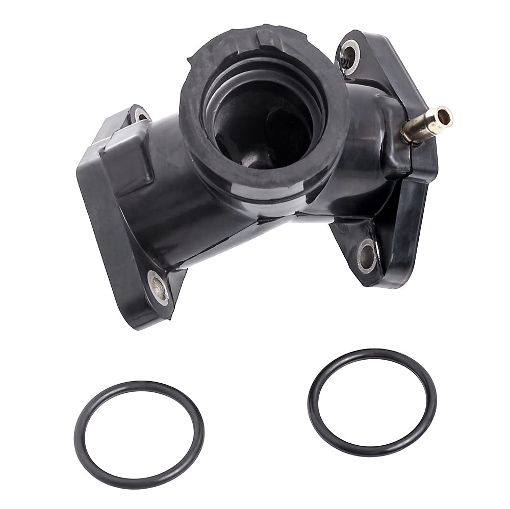 Motorrad Vergaser Flansch Adapter Gummi Vergaser Ansaugstutzen Stiefel für XV125 Virago 125 1997-2000 für XV250 V-Star 2008-2018 (schwarz) von Sinkees