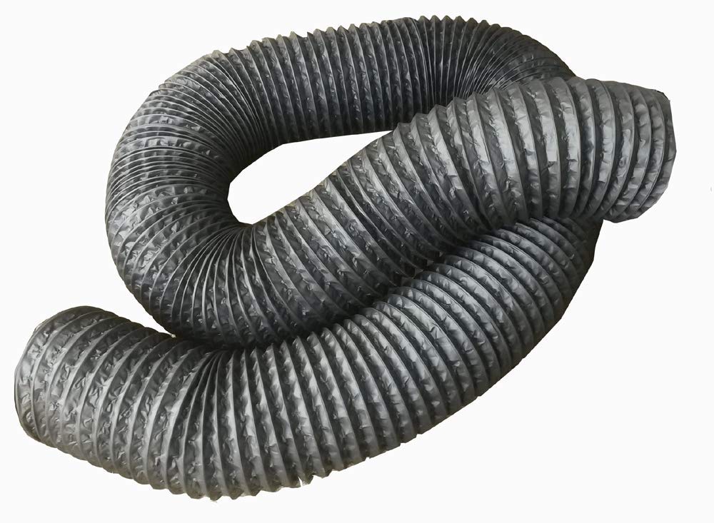 Sirokko Heißluftschlauch Schwarz, Silikon, Warmluftschlauch, Heizungsschlauch, 254 mm, 1 m, 4 bar, Endlos, 10er Pack von Sirokko