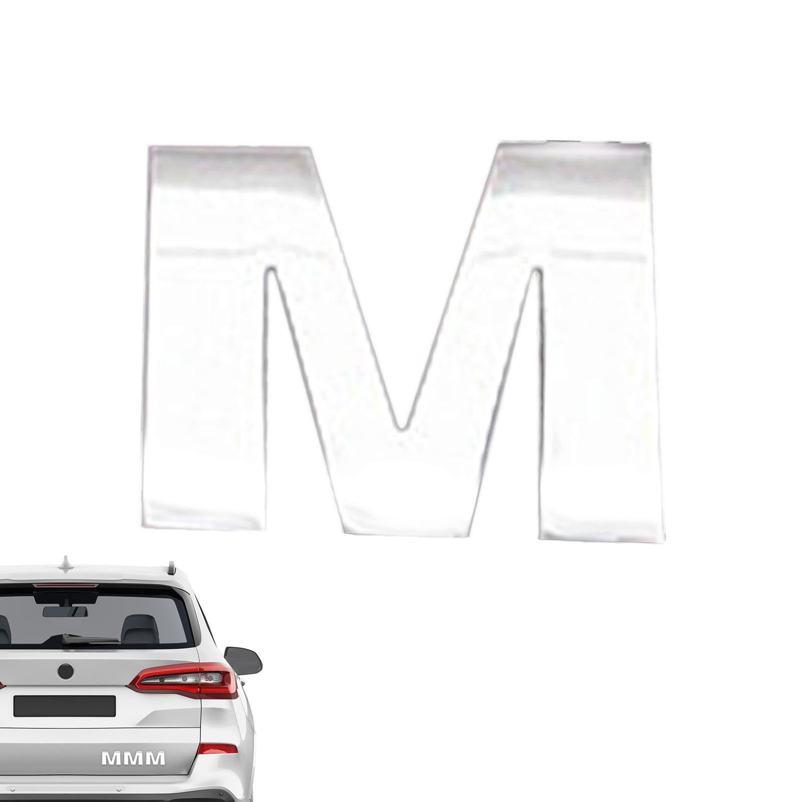 Sirseon Auto-Emblem-Buchstaben-Aufkleber, 3D-Buchstaben-Auto-Autoaufkleber | Staubdichte Auto-Autoaufkleber | Langlebige Alphabet-Aufkleber für den Außenbereich. Lebendige Autoaufkleber von Sirseon