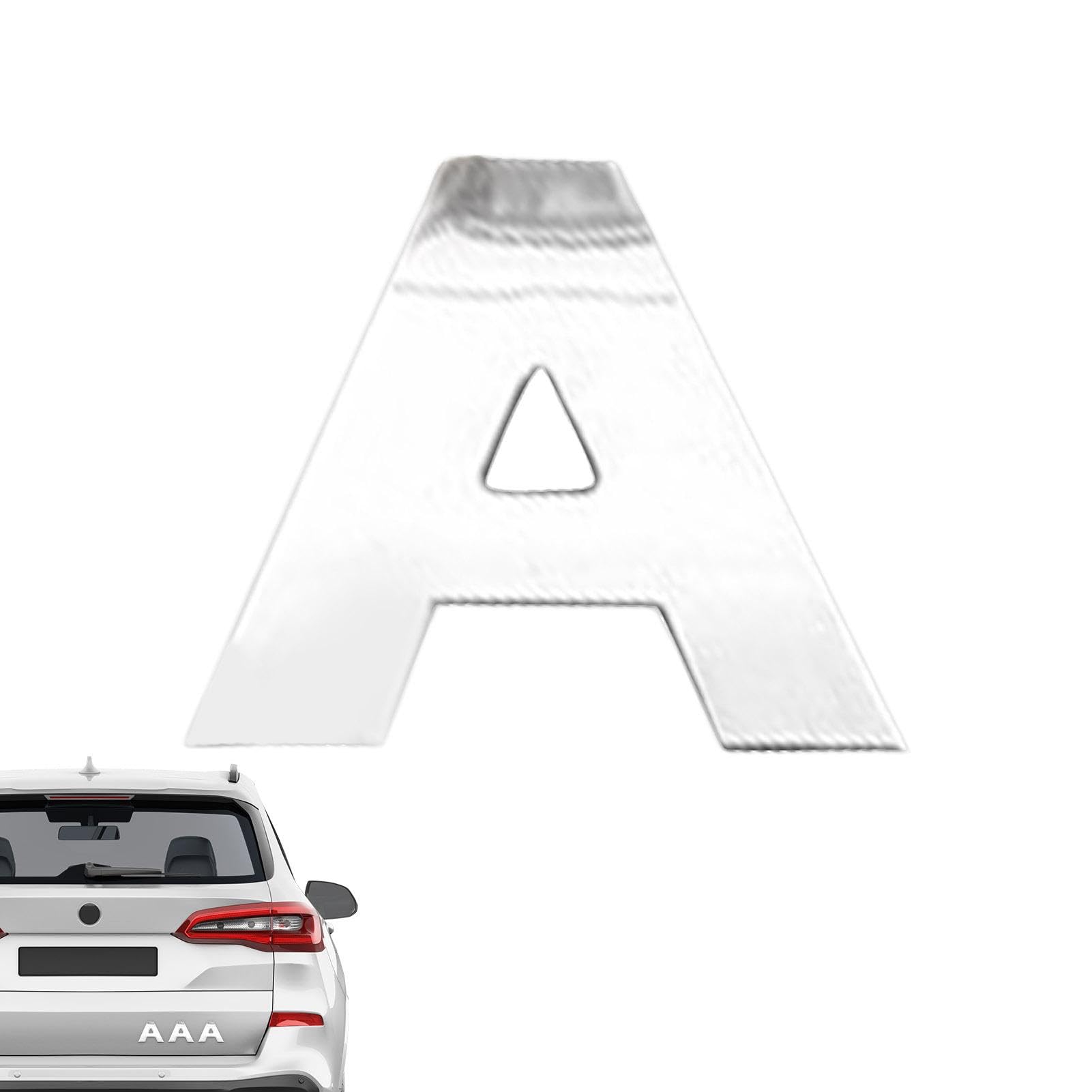 Sirseon Auto-Emblem-Buchstaben-Aufkleber, 3D-Buchstaben-Auto-Autoaufkleber - Wasserdicht und lichtbeständig für Autostoßstangen | Robuste Autoaufkleber, Alphabet-Aufkleber, lichtbeständig, einfach von Sirseon