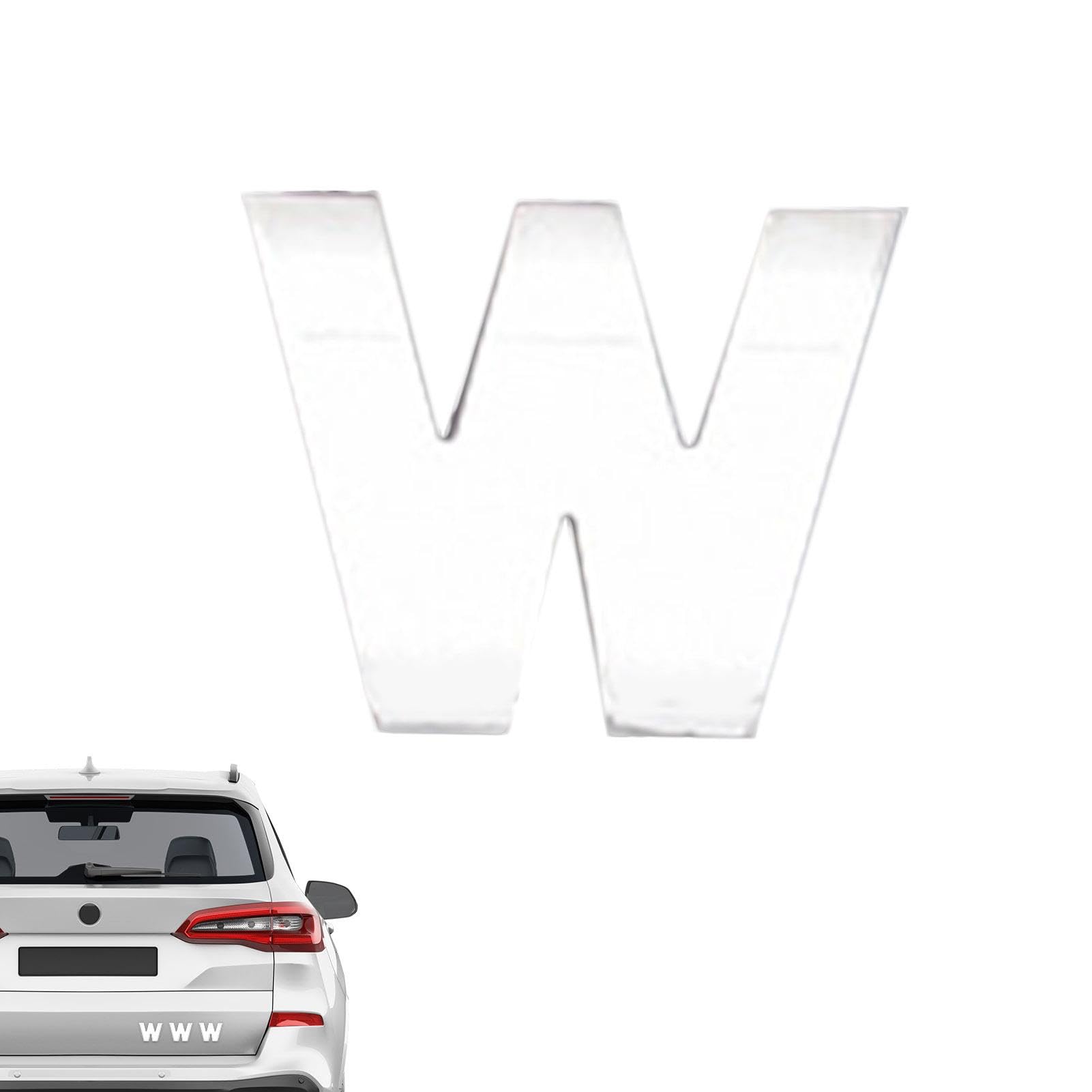Sirseon Selbstklebende Buchstaben-Alphabet-Aufkleber, Selbstklebende Buchstaben-Aufkleber | Staubdichte Auto-Autoaufkleber,Robuste Autoaufkleber mit verbesserter Haltbarkeit und 3D-Design für Autos von Sirseon
