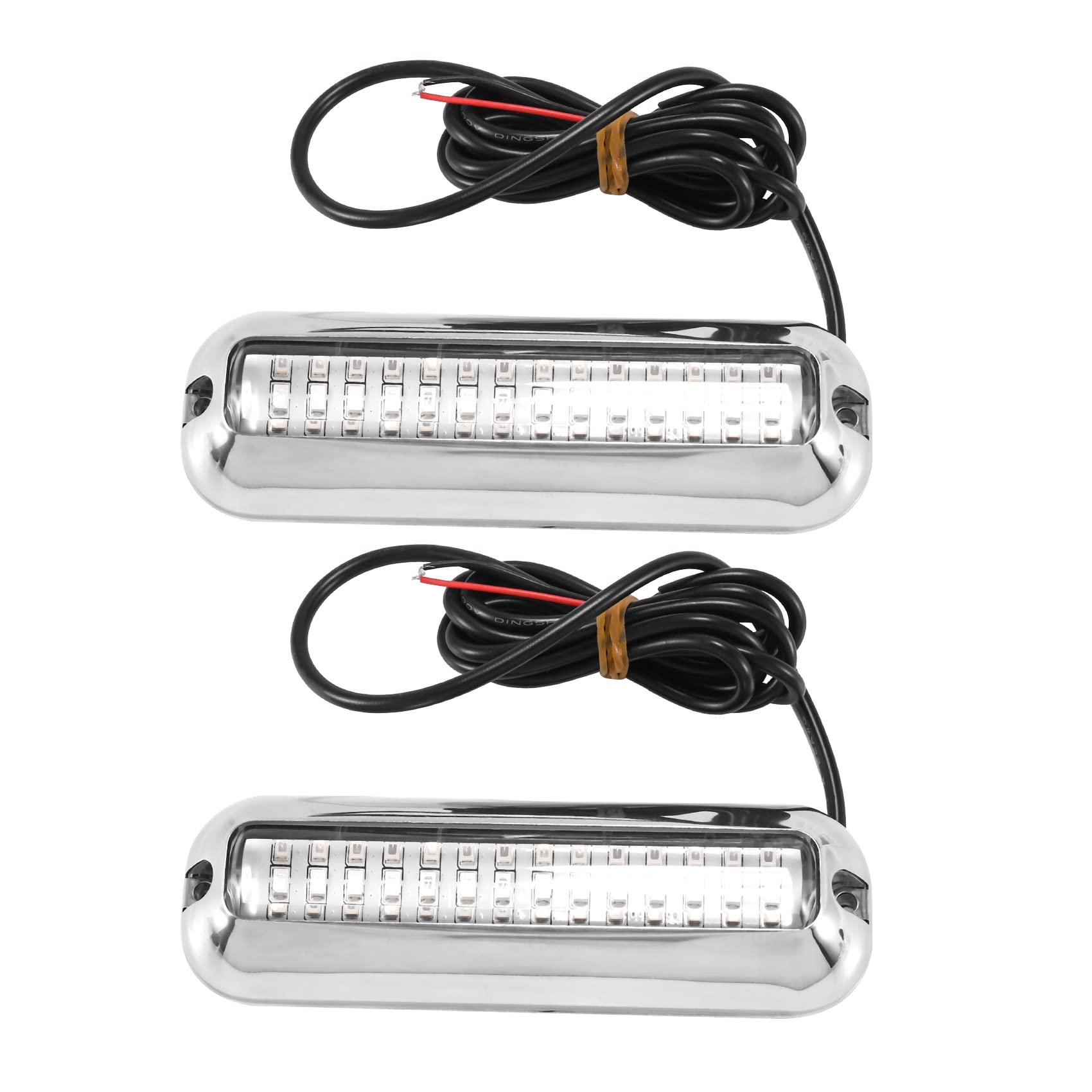 Sirxlevcy 2 StüCke 42 LED Boot Ablassen Licht Boots Licht Blau Unterwasser Ponton Marine Licht von Sirxlevcy