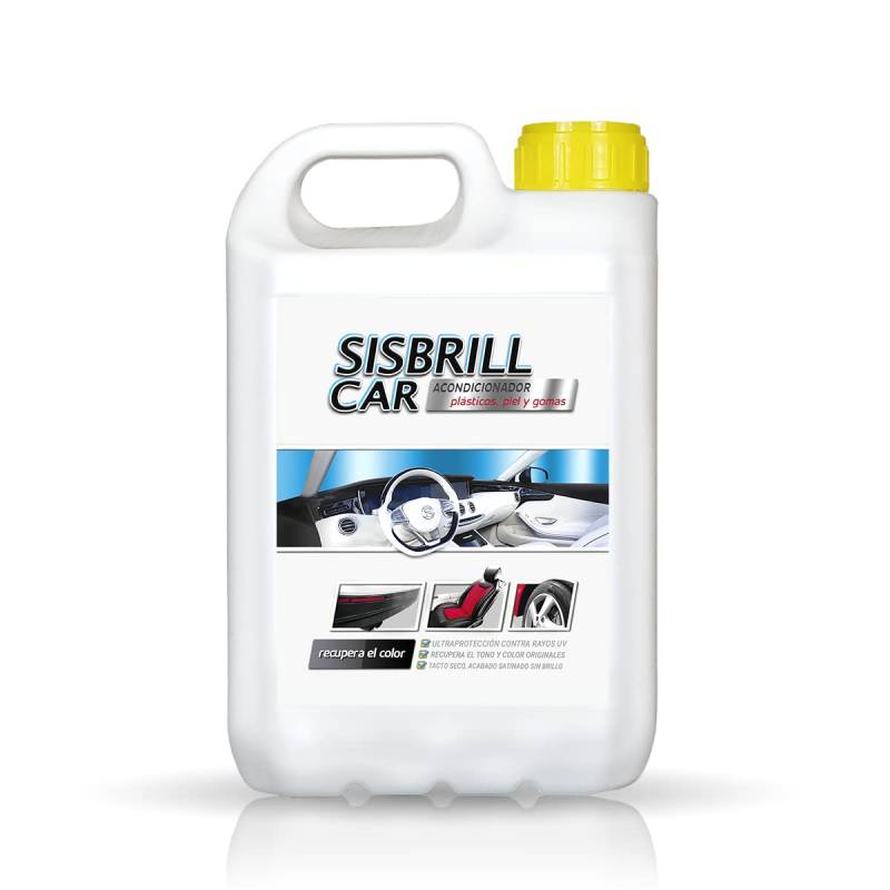 Sisbrill Car Cockpitpflege. Multi-Top-Produkt für Armaturenbrett, Kunststoffe und Leder - Es hinterlässt eine glatte und satinierte Oberfläche- Dry Touch - 5 Liter von Sisbrill