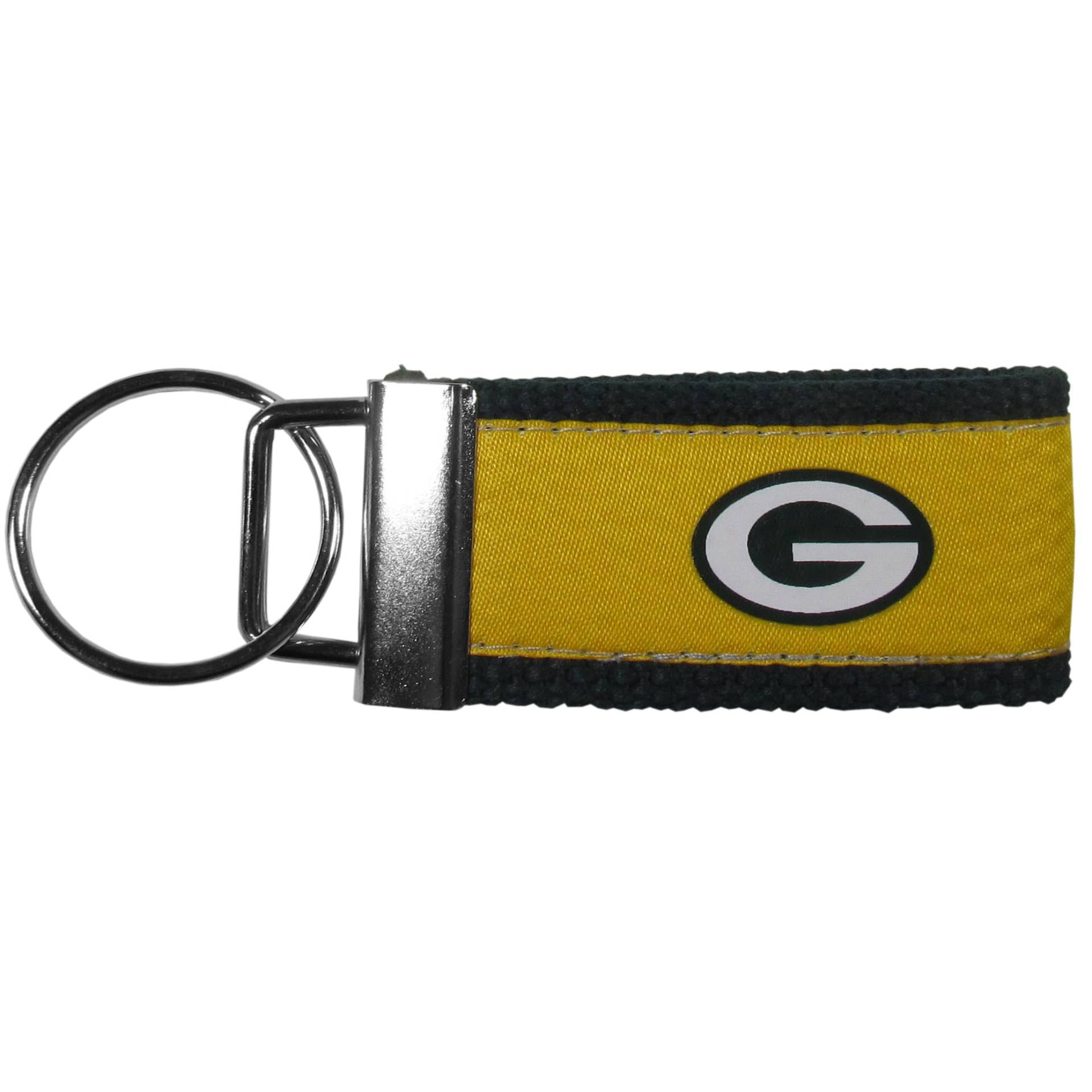 Siskiyou Sports NFL Green Bay Packers gewebter Schlüsselanhänger, Einheitsgröße, Teamfarben von Siskiyou