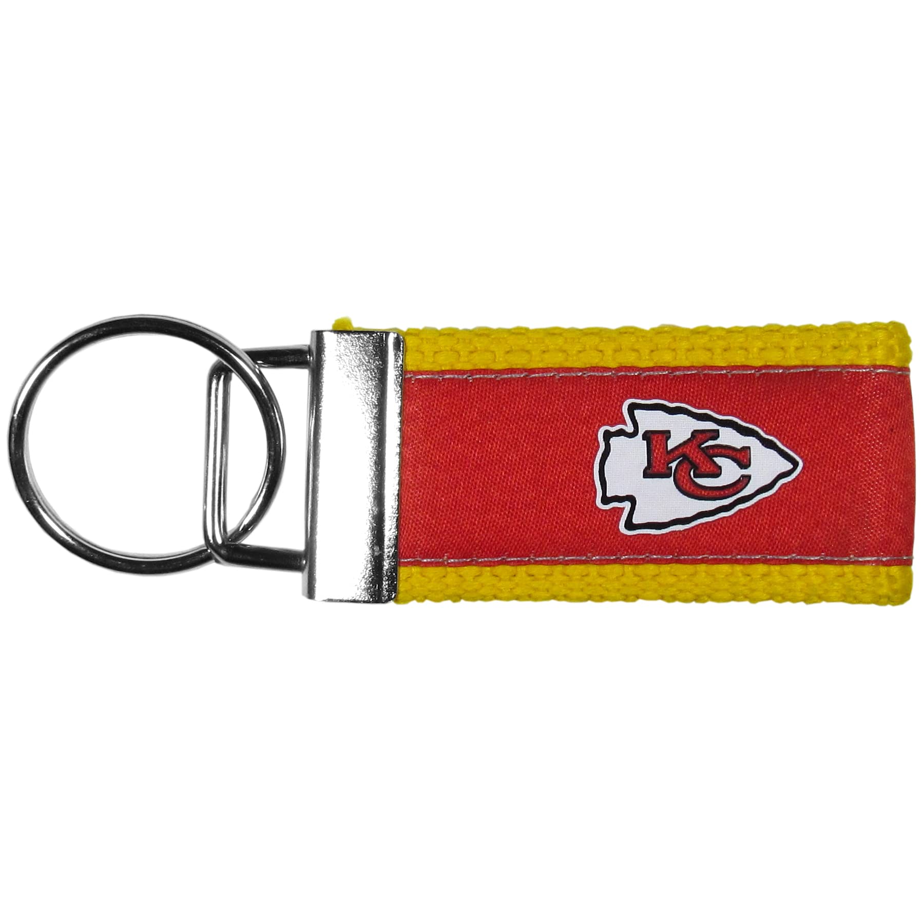 Siskiyou Sports NFL Kansas City Chiefs gewebter Schlüsselanhänger, Einheitsgröße, Teamfarben von Siskiyou