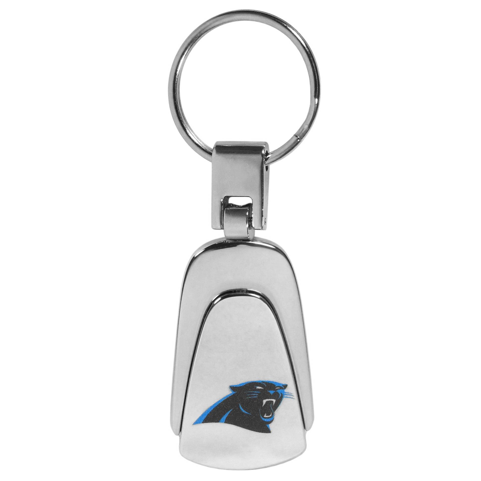 NFL Carolina Panthers Unisex Siskiyou Sportssteel Teardop Schlüsselanhänger, Stahl, One Size von Siskiyou