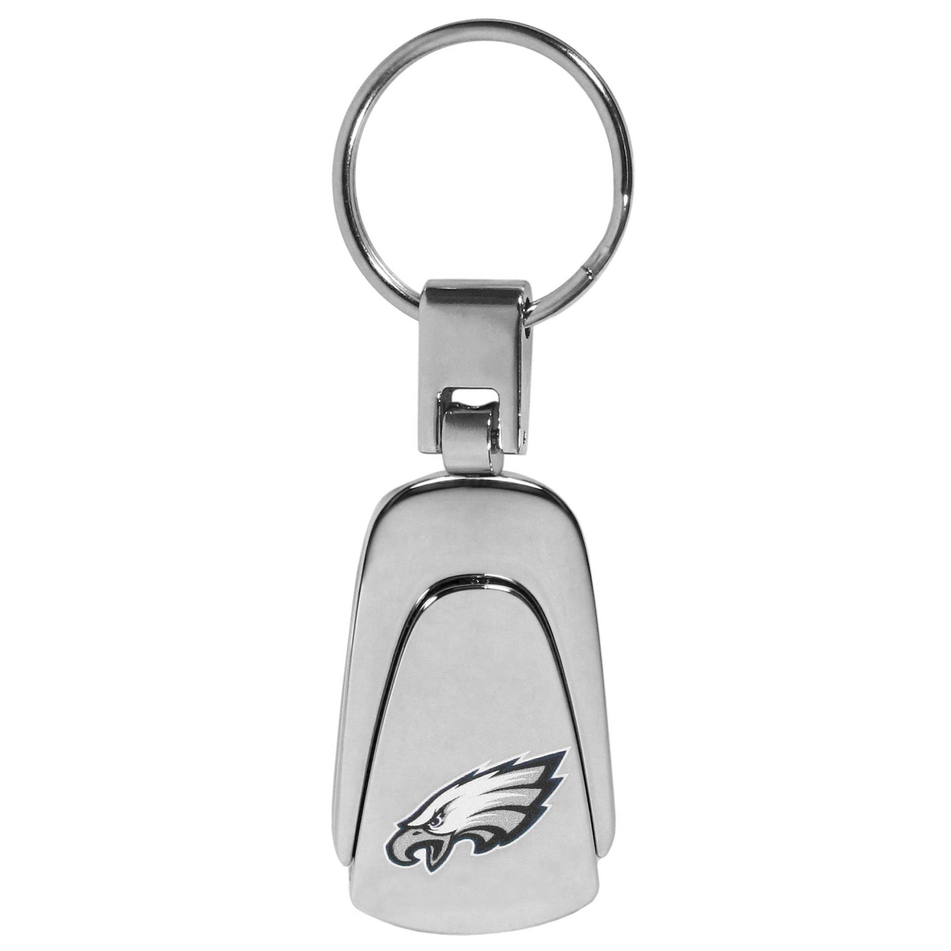 NFL Philadelphia Eagles Unisex Siskiyou Sportssteel Teardop Schlüsselanhänger, Stahl, One Size von Siskiyou