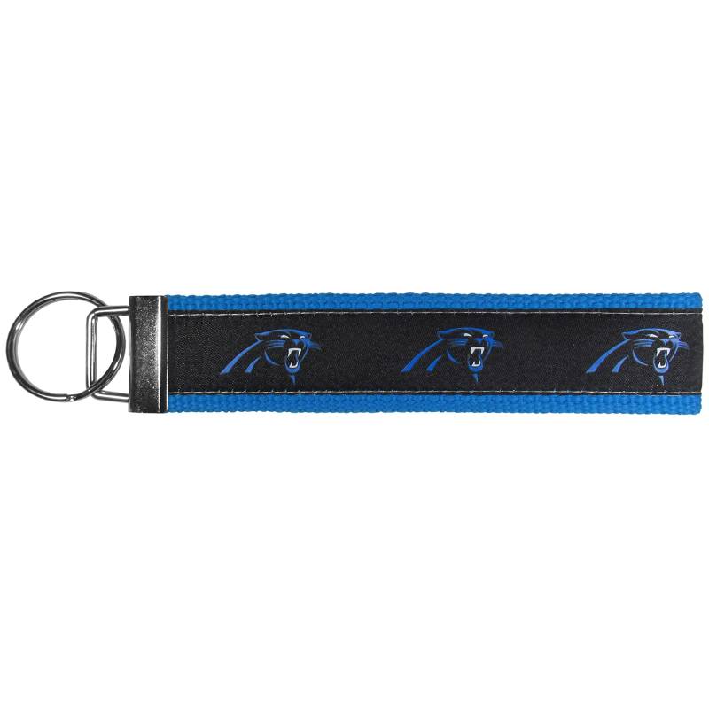 Siskiyou Sports NFL Carolina Panthers gewebter Handgelenk-Schlüsselanhänger, Einheitsgröße, Teamfarben von Siskiyou