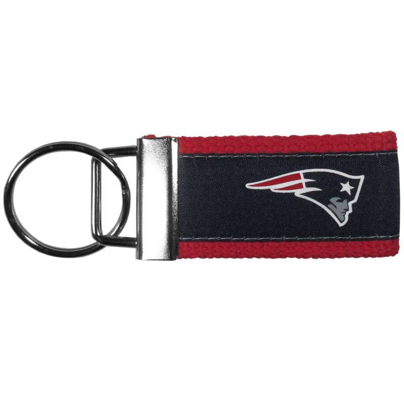 Siskiyou Sports NFL New England Patriots gewebter Schlüsselanhänger, Einheitsgröße, Teamfarben von Siskiyou